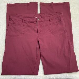 Athleta Women’s Burgundy Straight Pants Size 14 Tall